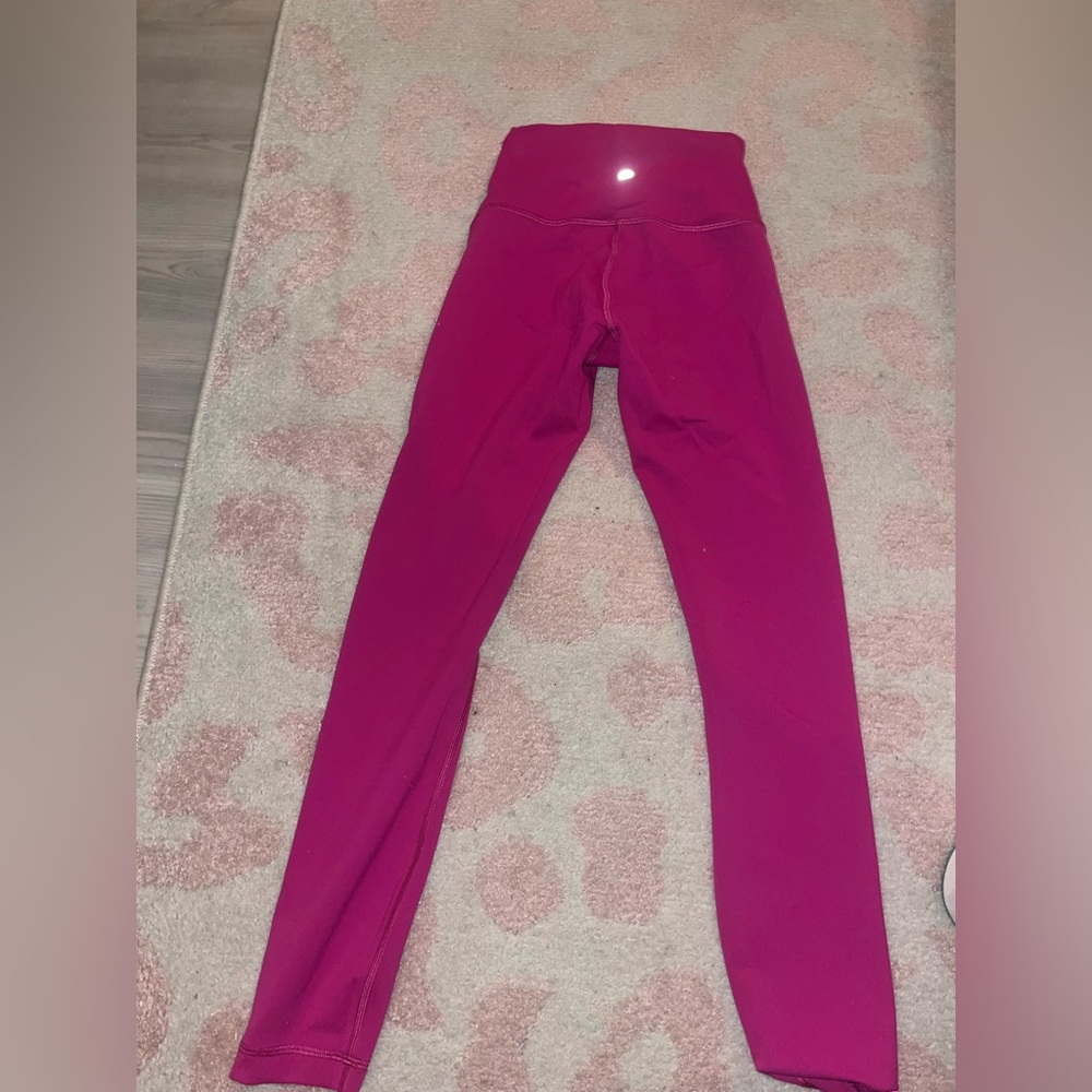 pink lululemon leggings